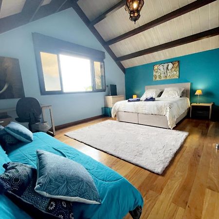 Chambre "Bleu Ocean" Villa Hermes Saint Pierre Luaran gambar